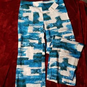 White and Azure Worthington dress pants